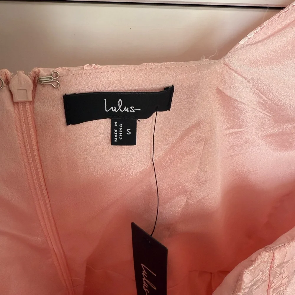 Lulu's Blush Pink Sleeveless Romper - Picture 3 of 3
